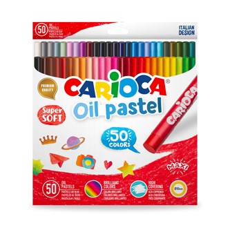 Oljepastellkritor 50-pack