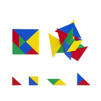 Tangram, mjuka, 28 delar