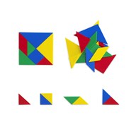 Tangram, mjuka, 28 delar