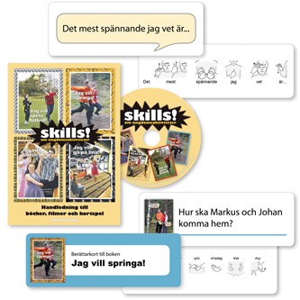 Skills DVD-film och kortspel