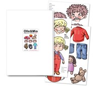 Olle & Mia Klippdockor & föremål paket 1