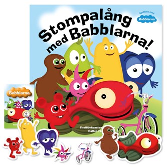 Babblarna Stompalång, bok & pappfigurer