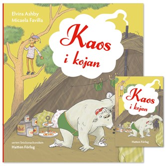 Kaos i kojan paket med bok och kortspel