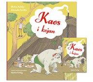 Kaos i kojan paket med bok och kortspel