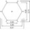 Solsegel Basis hexagon, justerbar höjd