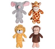 Fingerdockor safari 4-pack