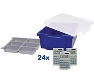 Grundskoleräknare Sharp 24-pack