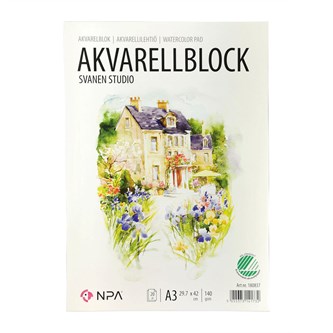 Akvarellblock A3