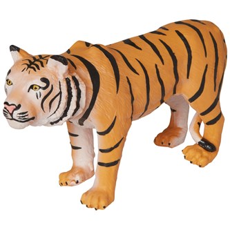 Green rubber toys Mjuk tiger, mellan