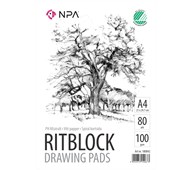 Ritblock 100 g A4 Svanenmärkt