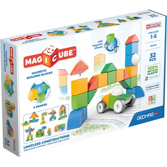 Geomag Magicubes shapes, 32 delar