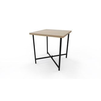 Soffbord Charlie 38x38 cm svart stativ