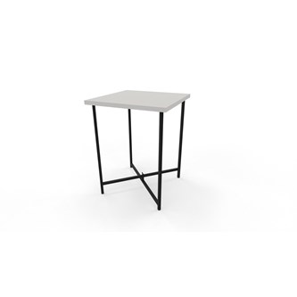 Soffbord Charlie 38x38 cm svart stativ