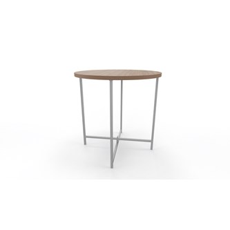 Soffbord Charlie ø 50 cm silverstativ