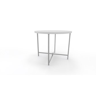 Soffbord Charlie ø 50 cm silverstativ