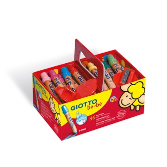 Färgpennor Giotto be-bè skolförpackning 36-pack