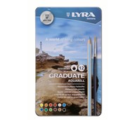 Akvarellpennor Graduate 12-pack