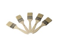 Pensel flat svinborst 5-pack