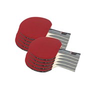 Bordtennisracket trestjärnig, 10-pack