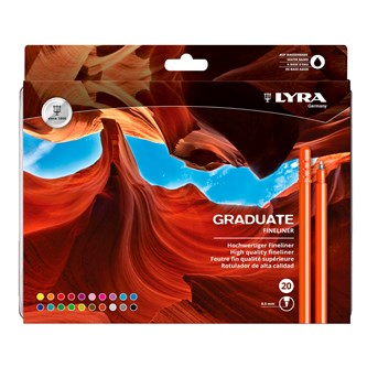 Fineliner Graduate 20-pack