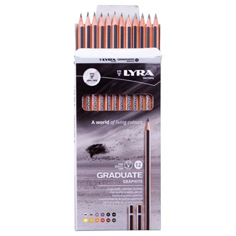 Grafitpennor Graduate 12-pack