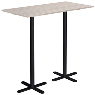 Pelarbord Cross X 120x60 cm HT svart stativ