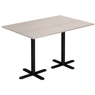 Pelarbord Cross X 120x80 cm HT svart stativ