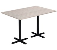 Pelarbord Cross X 120x80 cm HT svart stativ