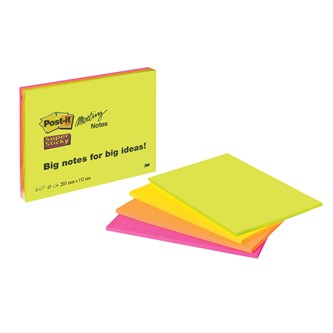 Postit Super sticky block 4-pack