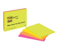 Postit Super sticky block 4-pack