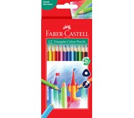 Färgpennor Faber Castell Trekantiga 12-pack