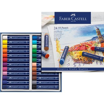 Oljepastellkritor Faber Castell 24-pack