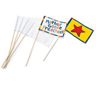 Canvasflaggor att dekorera , 12-pack