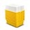 LEGO® Education Medium Storage Yellow 8-pack