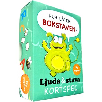 Hur låter bokstaven? Kortspel Ljuda & Stava