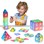 Polydron Kindermag transparent, 96 delar