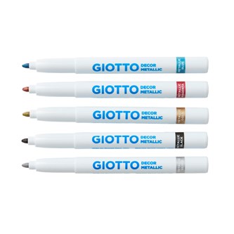 Giotto dekorpenna metallic, 5-pack