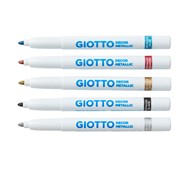 Giotto dekorpenna metallic, 5-pack