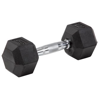 Master fitness hexagonal hantel, 5 kg