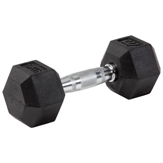 Master fitness hexagonal hantel, 6 kg