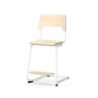 Stol Como FSC BX C-stativ sh 50 cm mellan sits vitt stativ