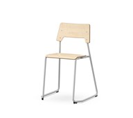 Stol Como FSC medstativ sh 45 cm mellan sits silverstativ