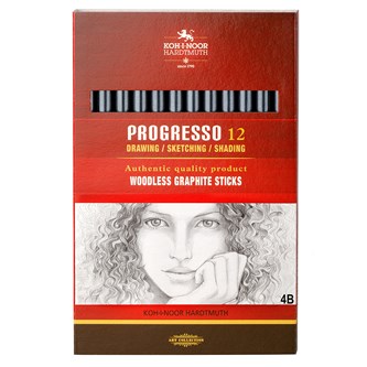 Grafitpenna massiv 12-pack