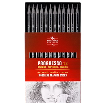 Grafitpenna massiv 12-pack