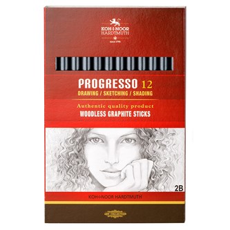 Grafitpenna massiv 12-pack