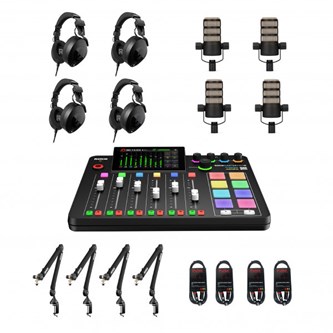 Poddutrustning RØDECASTER Pro 2 startkit för 4