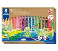 Färgpennor Staedtler Noris Junior, 18-pack