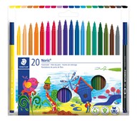 Fiberpennor Staedtler Noris, 20-pack