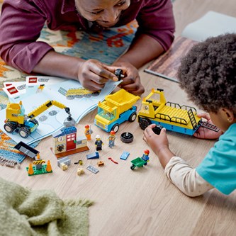 LEGO® City Byggfordon och kran med rivningskula