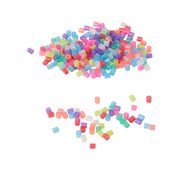 Rörpärlor glitterfärger 10.000-pack